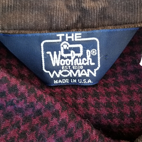 Woolrich woman wool check hi low shacket - Picture 2 of 10
